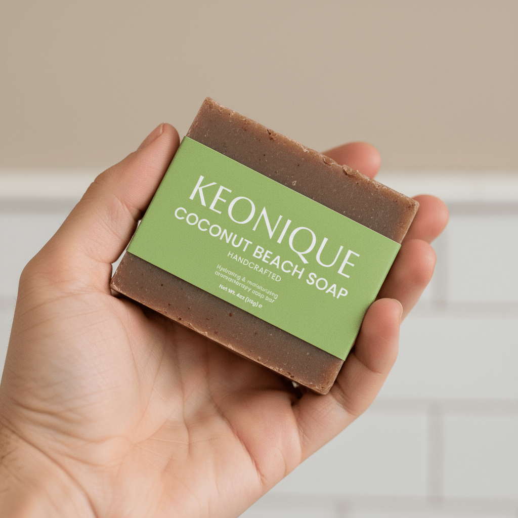 KEONIQUE Coconut Beach Soap - KEONIQUE