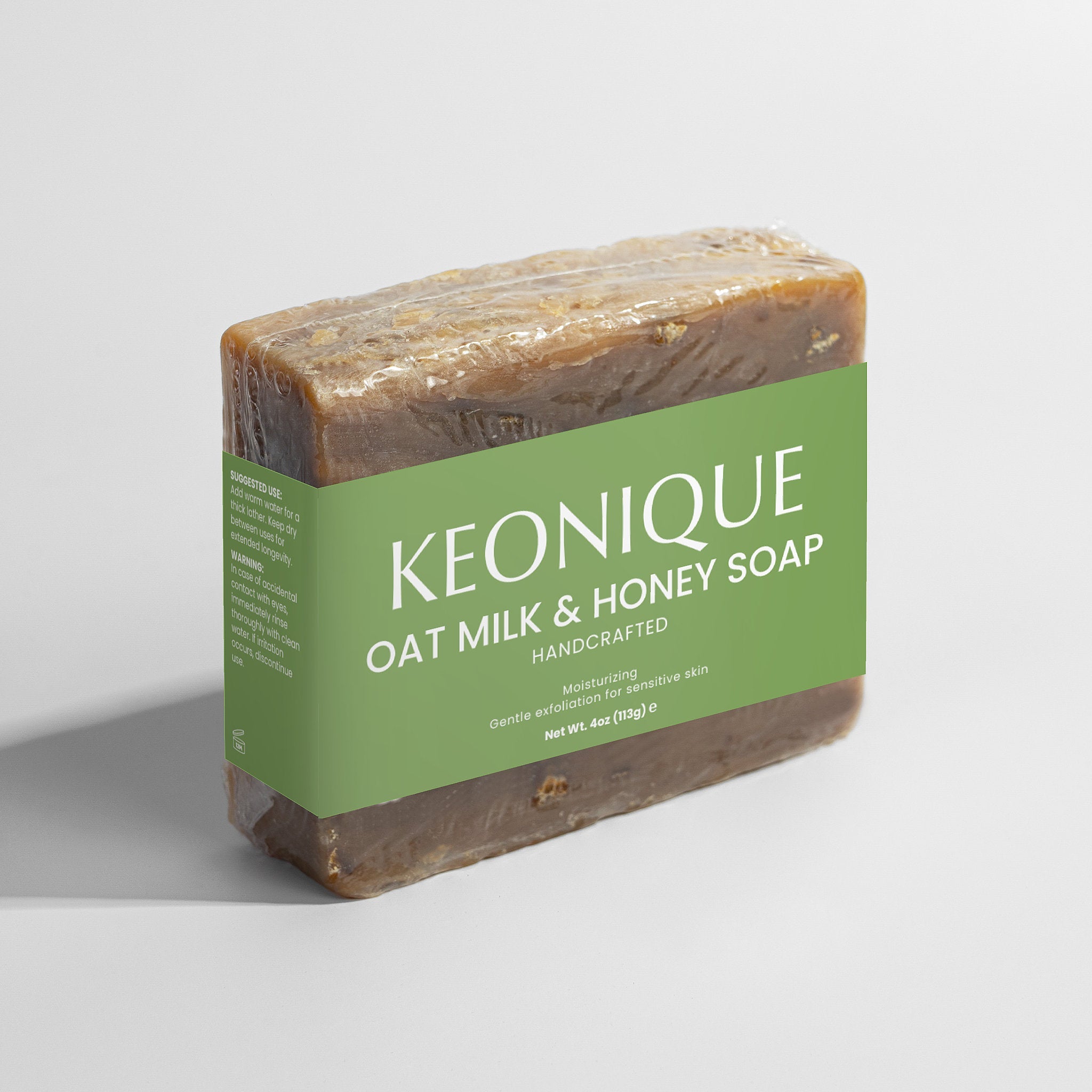 KEONIQUE Oat Milk & Honey Soap - KEONIQUE